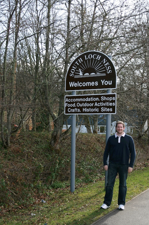 The city of South Loch Ness sign